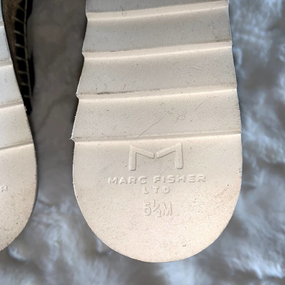 Marc Fisher Platform Espadrille Sandals Sz 5 1/2 5.5 - Picture 6 of 8